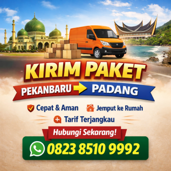 Kirim Paket / Cargo Pekanbaru Padang Express