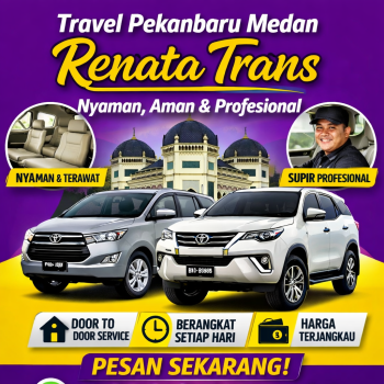 Travel Pekanbaru Medan Pp